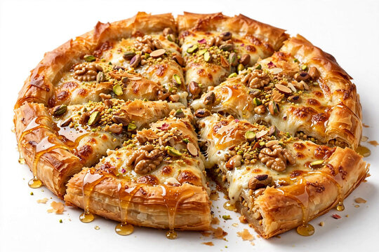Baklavapizza - Honey Baked Style