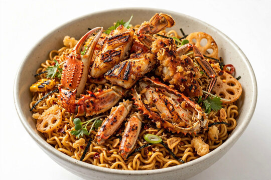 Grilled Crab x Ramen (Crispy)