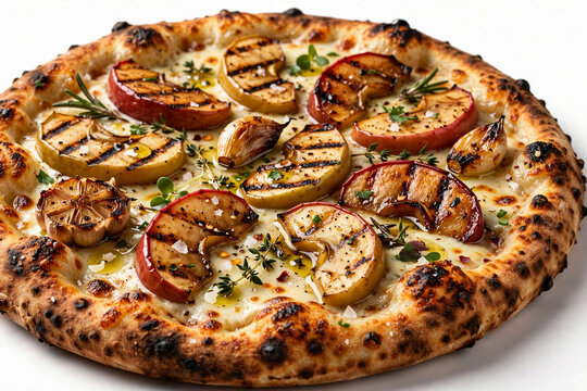 Grilled Apple x Pizza (Garlic)