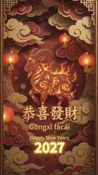 Fire Goat, Chinese New Year 2027