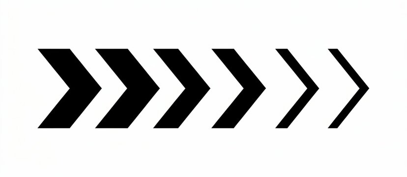 black and white arrow