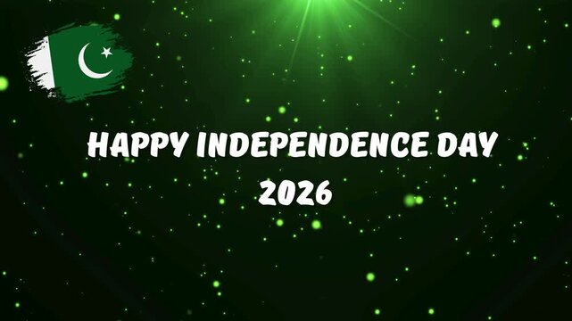 Pakistan Independence Day 14 August Celebration with Pakistani Flag