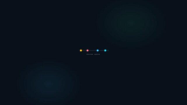 Nighttime Motion of Colorful Lights in Dark Sky Creating Dynamic Visual Effect.