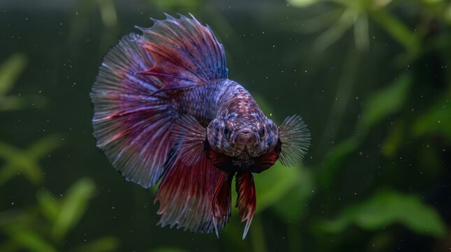 young aggressive betta fish