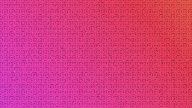 Energetic pink and orange gradient featuring a subtle repeating geometric triangle pattern creating a vibrant texture