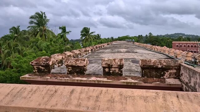 Cellular Jail Rooftop View of Port Blair and Surrounding Coastal Landscape