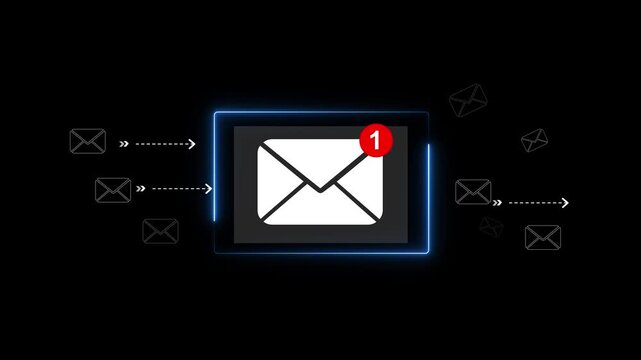 Business professional using digital email marketing interface on laptop and tablet, showcasing online communication, newsletter campaign, inbox management, customer support and modern technology 4K