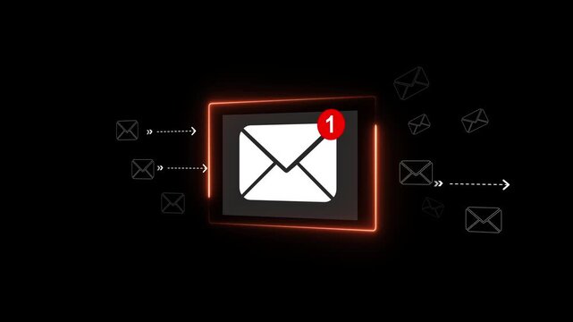Business professional using digital email marketing interface on laptop and tablet, showcasing online communication, newsletter campaign, inbox management, customer support and modern technology 4K