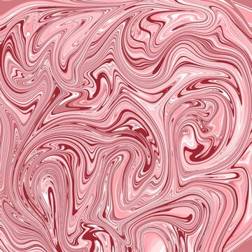 Pink Marble Liquid Abstract