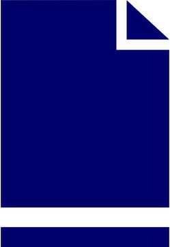 Minimal Document Icon | Business Office File Vector