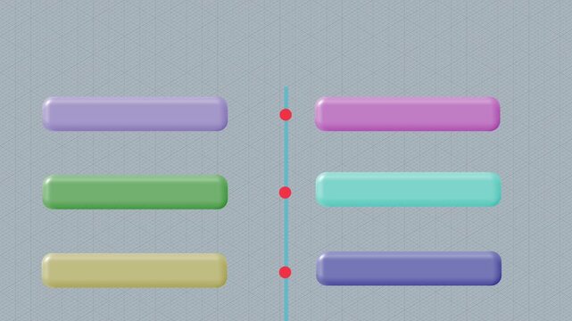 Minimal Interface Animation with Neon Rounded Elements