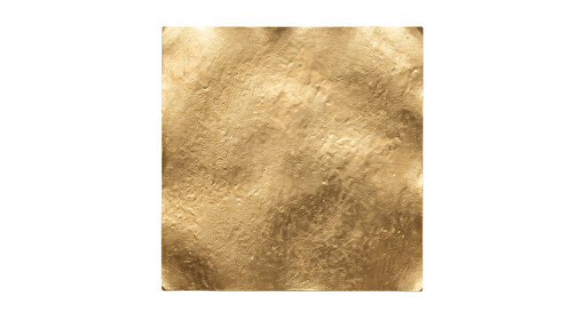 Textured golden surface with a metallic sheen and subtle imperfections
