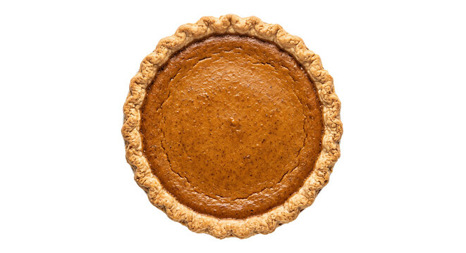 Delicious homemade pumpkin pie with a golden brown crust and smooth filling
