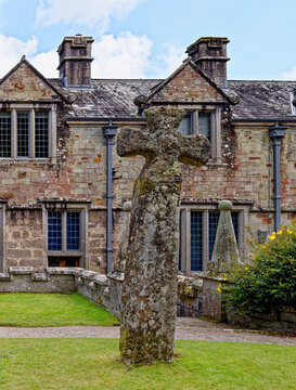 Historic Granite Courtyard and Ancient Celtic Cross