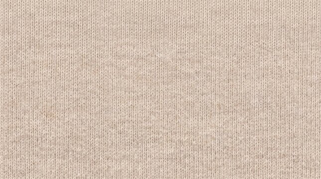 Beige Knitted Fabric Texture as Background
