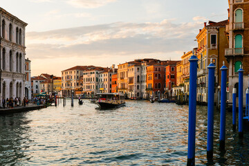Beautiful Venetian Buildings Along Canal In Venice Italy © Alex Ford