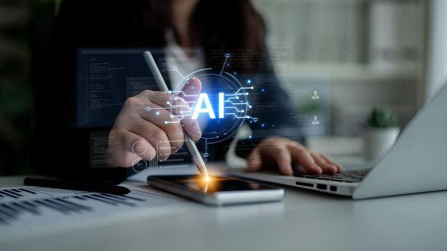 Futuristic software development concept featuring AI pair programmer, automated AI code generation, and real-time AI debugging. Ideal for DevOps and tech AI innovation. Corpus