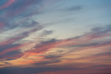 Obraz premium sunset in the clouds