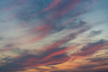 Fototapeta premium clouds in the sunset