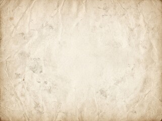 Fototapeta premium Parchment paper texture with aged stains and crumpled folds serves as a vintage background.