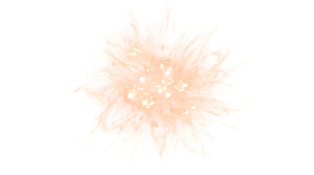 Diffuse meteor nebula spray graphic resource with transparent alpha layer asset