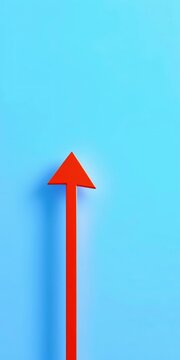 &bull; Simple arrow pointing up with a bold appearance, modern, pointer