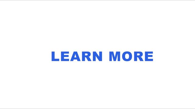 Learn more button animation for website ui and digital marketing campaigns 4k call to action