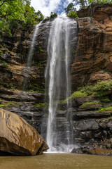 waterfall in the forest © Adrian de la Paz