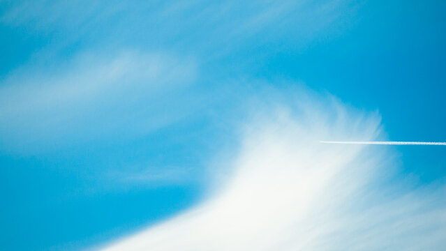 blue sky and white clouds