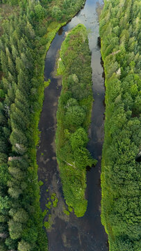 Kouchibouguacis River, New Brunswick, Canada. 