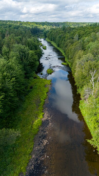 Kouchibouguacis River, New Brunswick, Canada. 