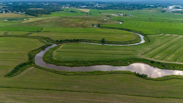 Farmland, New Brunswick, Canada. 