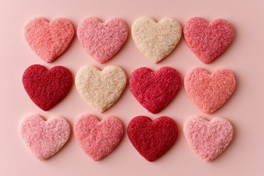 Heart Shaped Cookies and Macarons - Minimal Style 323