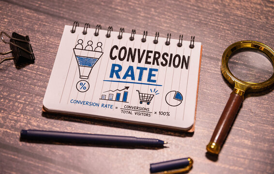 Conversion Rate Analysis - Digital Marketing Performance and Business Growth Concept.