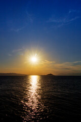 Obraz premium Evening Over the Saronic Gulf, Greece