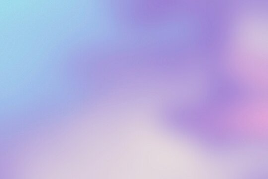 Soft pastel color gradient background with purple and light blue for abstract art