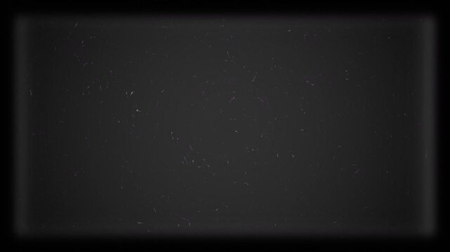 Dark Analog Film Texture with Fine Dust, Hairline Scratches and Vintage Cinematic Vignette