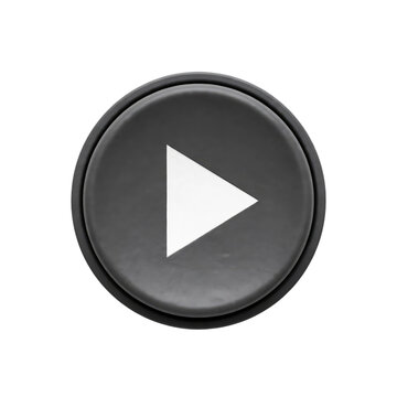 Play Button Icon Symbol for Video Media Control