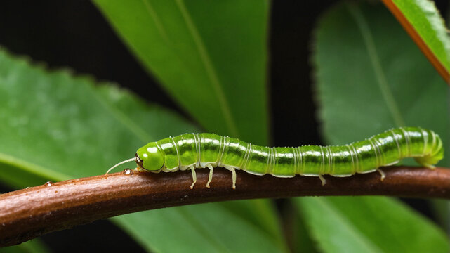 caterpillar on a leaf