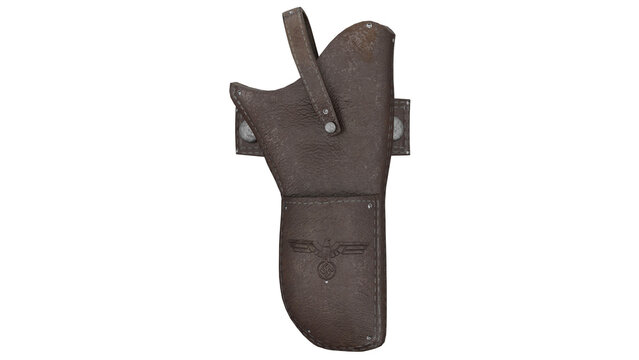3d rendering pistol holster