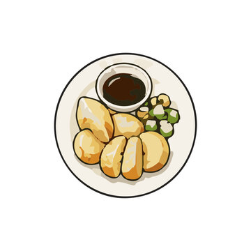 indonesian food pempek palembang