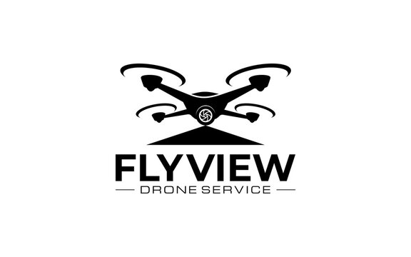 Illustration graphic vector of a drone service solution logo design template