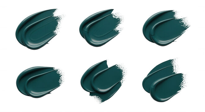 teal paint strokes on white background color swatches design resources