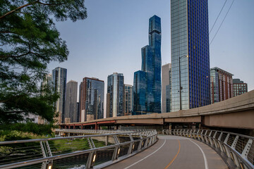 Naklejka premium Chicago, Illinois