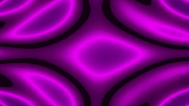 Abstract digital art featuring magenta gradient light patterns in a dark, smooth fluid neon design. Suitable for backgrounds, posters, and digital artwork.
