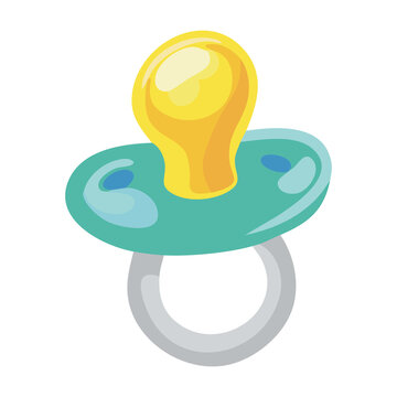 Adorable Baby Pacifier Soother Icon