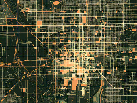 City map poster: Dayton, Ohio