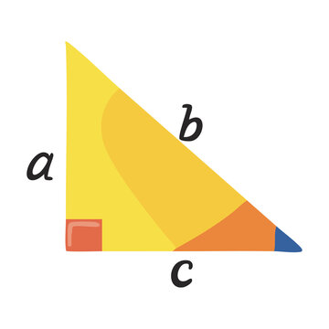 Right Triangle Geometry abc Diagram
