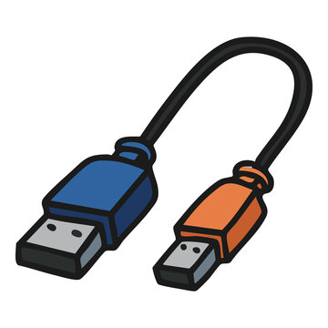 USB Cable Connector Icon