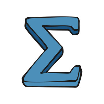 Sigma Math Symbol Illustration